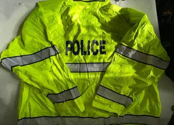 Blauer USA 경찰 형광 리플렉터 자켓 사이즈 5XL