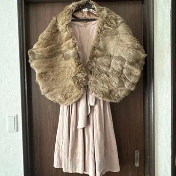 mysty woman 핑크 베이지 원피스 퍼스트올 세트