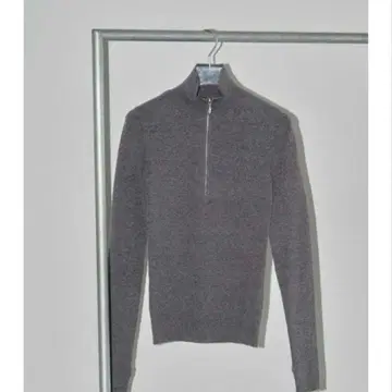 todayful 하프집 립 니트