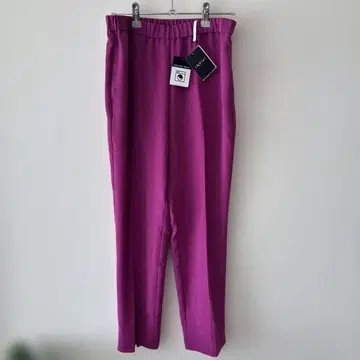 인디비 퍼플 슬랙스 허리밴딩 38