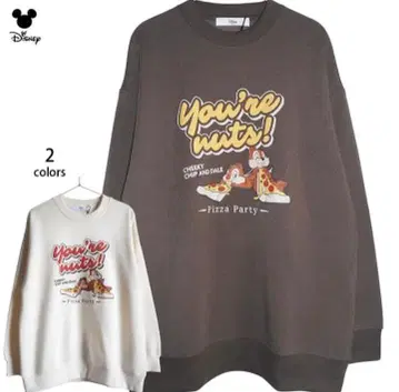 디즈니 트레이닝복 칩과 데일 속기모 칩&데일 브라운 L