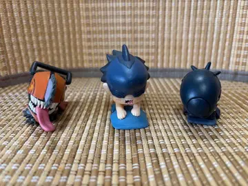 개 피규어 3체 세트 파랑