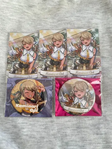 칸나리 큐피 브이스포 페스티벌 캔뱃지 폴라로이드