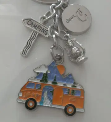 미개봉 새상품 캠핑카 키링
