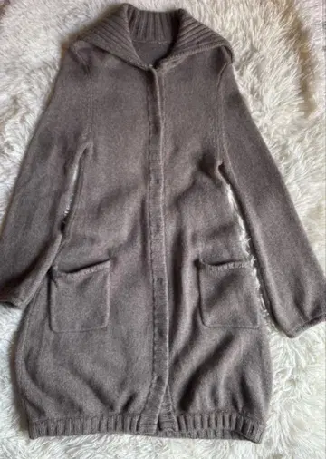 Madre 니트 롱 가디건 벌룬 새상품급