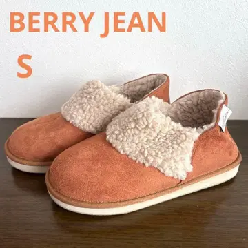 BERRY JEAN 보아 S 슬립온 무스탕 숏부츠