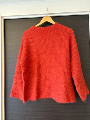 CLANE 오렌지 니트 스웨터 사이즈 1