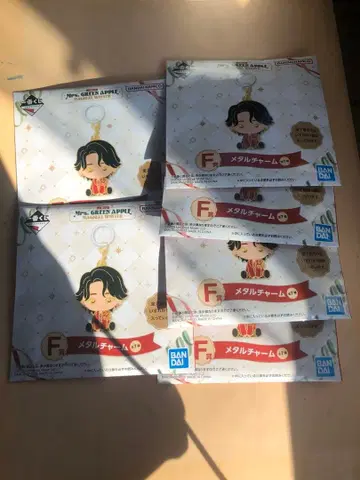 제일복권 Mrs. GREEN APPLE F상 메탈 참 미개봉 새상품 6개