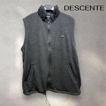 [ 새상품급 ] DESCENTE 데상트 지퍼락 니트 베스트