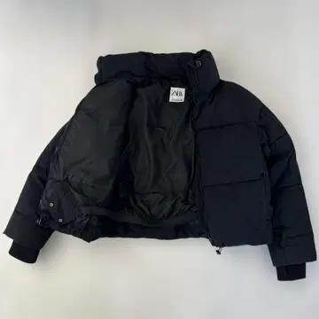 ZARA 다운 자켓 여성용 블랙 XS