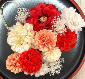 성인식 졸업식 시치고산 사전 촬영 머리 장식