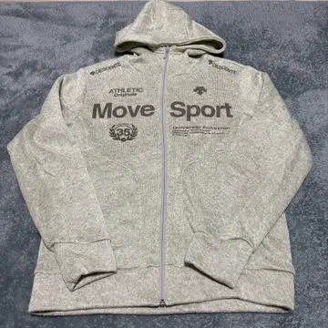 초레어 DESCENTE 풀 집업 후드티 니트 데상트 니트