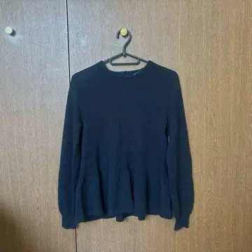 23구 캐시미어 혼방 리브 니트 스웨터