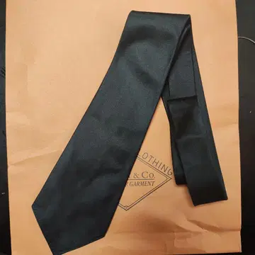 ATLAST&co 블랙 넥타이 실크