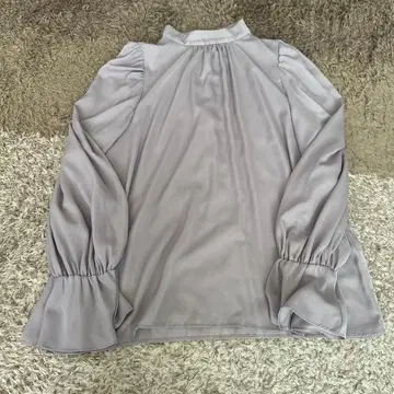 SNIDEL 보타이 블라우스/라벤더