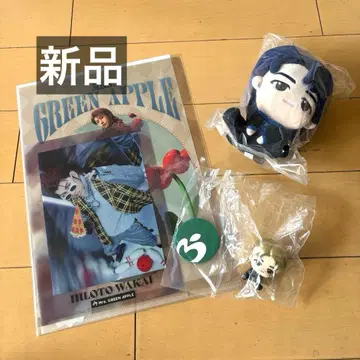 미세스 그린 애플 제일복권 봉제 인형 피규어 클리어 파일 와카이