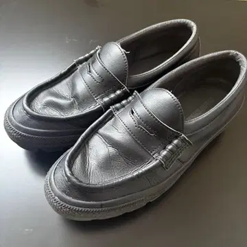 CONVERSE ALL STAR 블랙 가죽 로퍼 27.5cm