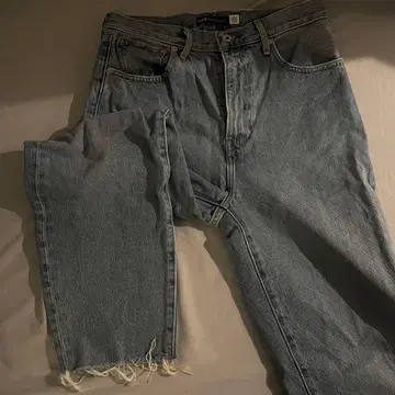 LEVI'S 컷오프 데님 라이트 블루