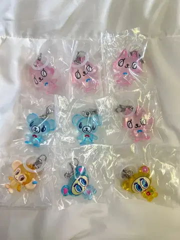 나루미야 캐릭터즈 메지루시 액세서리 9점 세트