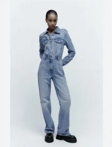ZARA 데님 올인원