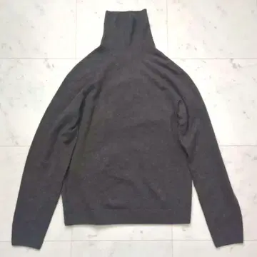 [ 새상품급 ] 유니클로 3D 캐시미어 터틀넥 스웨터 브라운 S