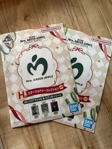 미세스 그린애플 제일복권 미개봉 A4 클리어 파일