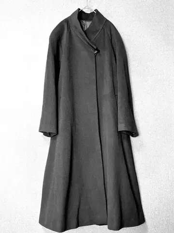 [레어] 맥시 길이 115cm 캐시미어 100% A라인 롱 코트