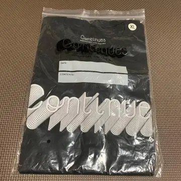 호시노 겐 Continues 티셔츠 블랙 XL 사이즈 2017