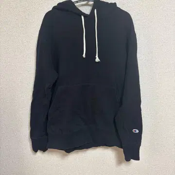 Champion 블랙 후드티 S 사이즈