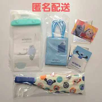 퍼펫 순순 코코카라 방수 파우치 헤어밴드 선물 봉투 스티커