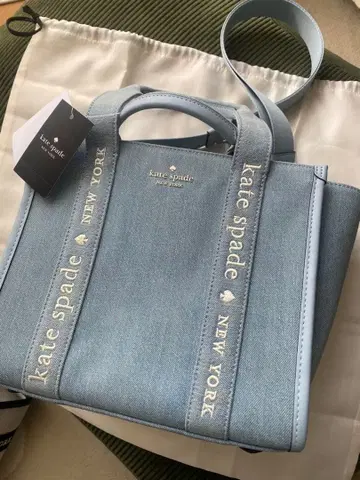 케이트 스페이드 킵 데님 스몰 토트