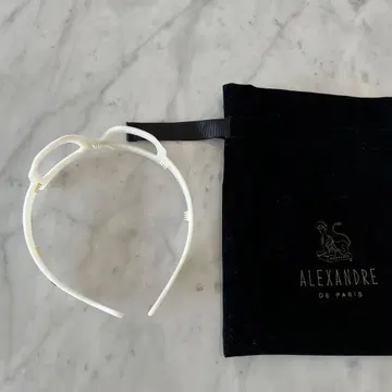 안경형 화이트 헤어밴드 ALEXANDRE DE PARIS