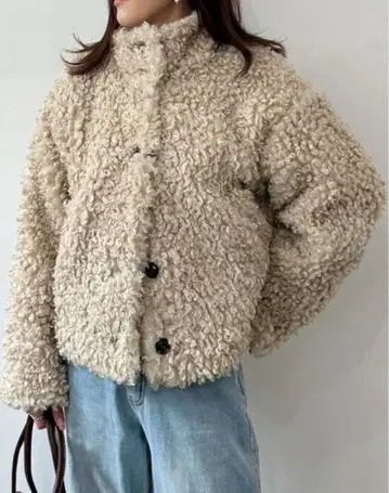 푸들 퍼 블루종 미들 자켓