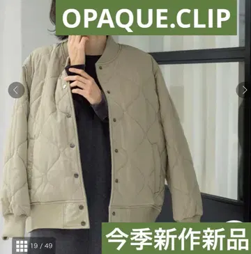 새상품 2025AW OPAQUE.CLIP 2way 리버서블 블루종