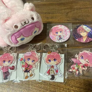 스토푸리 사토미 아크릴 키링 캔뱃지 펜 케이스 필통