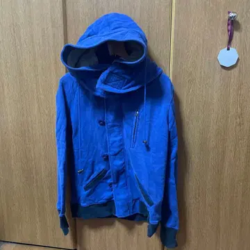 [레어품] M2SQUARED 파랑 후드 부착 후드티