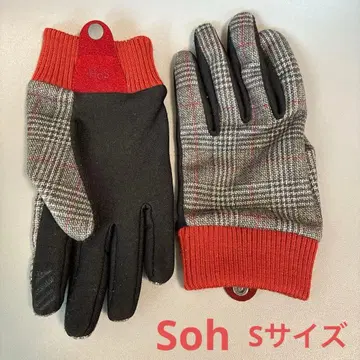 항 Protect+다운 패브릭 블랙 계열 장갑 Soh 바이크 자전거