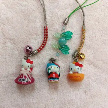 지역 한정 키티 끈 등 스트랩 3개 세트