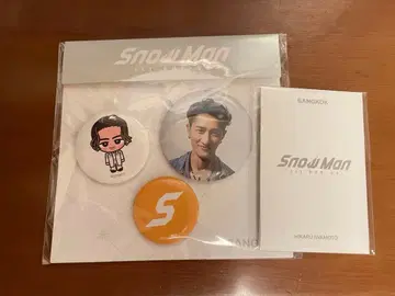 Snow Man 캔뱃지 트레이딩 카드 방콕 이와모토 히카루