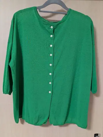 [ 컨디션 최상 ] STAMP AND DIARY 2way 가디건 그린