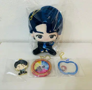 미세스 그린애플 봉제 인형 키링 세트 와카이 히로파