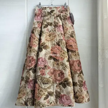 L 시마무라 쿠루미 노엘 드 메모와르 고블랑 롱 스커트 베이지