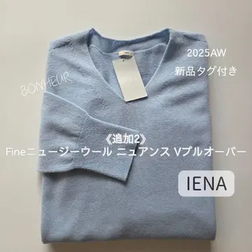 새상품 [추가2] Fine 뉴질랜드 울 뉴앙스 V 풀오버