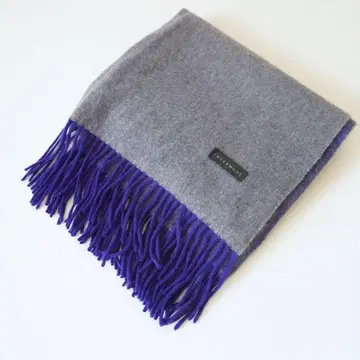 INTERMODE 대형 숄 퍼플 x 그레이