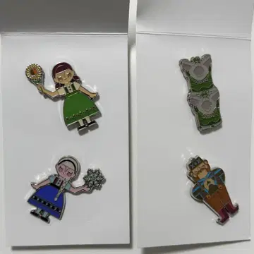 판타지 스프링스 안나와 엘사 핀 배지 안나 엘사 트롤 오켄