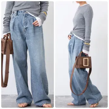 두지엠 클라세 EVERYDAY I LIKE 턱 배기 데님 38