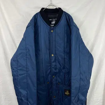 refringiwear 충전솜 퀼팅 코트 파랑 블루