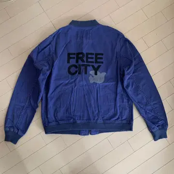 FREE CITY 프리 시티 밀리터리 자켓 블루종 정품 3