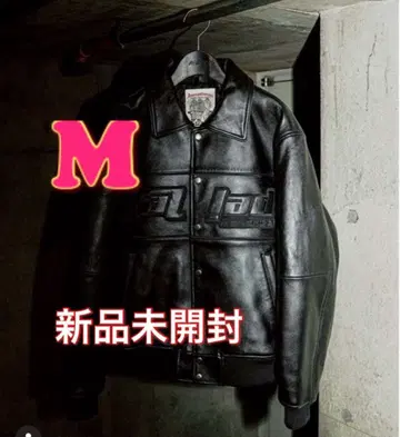 VALLAD x AVIREX LEATHER JACKET M