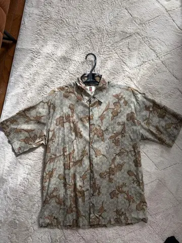 Tori Richard 꽃무늬 반팔 셔츠 M